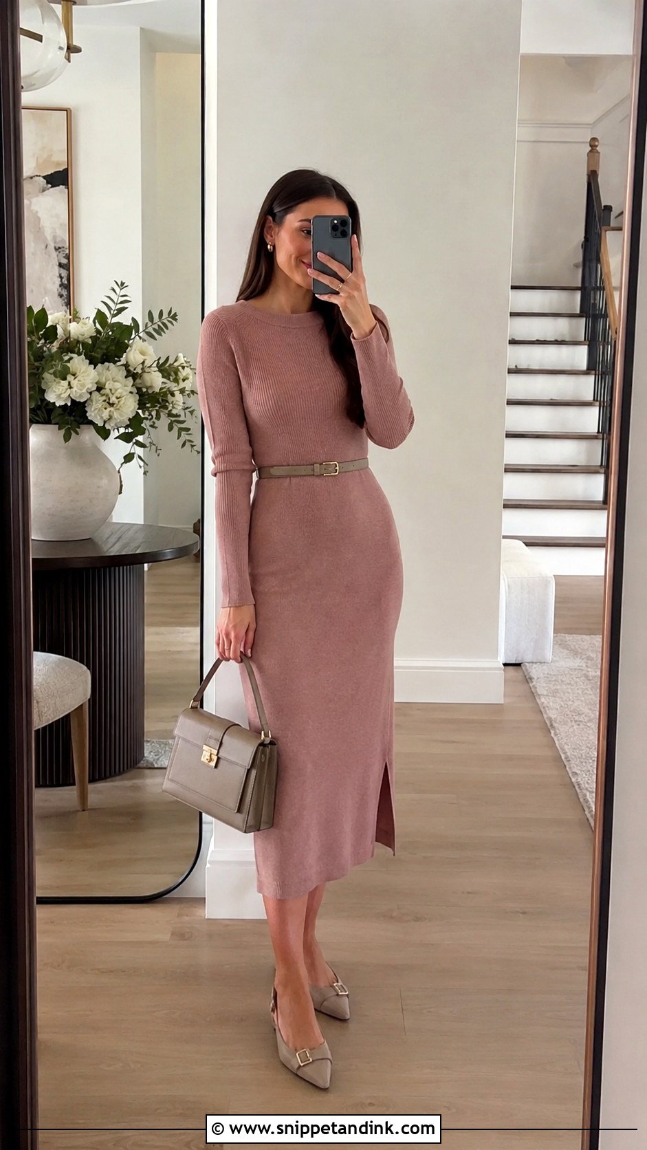 Knit Dress Wedding Brunch Outfit - Snippet and Ink - 25 Wedding Brunch Outfit Ideas