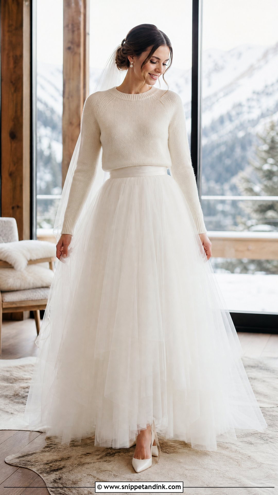 Knit Top And Tulle Skirt Wedding Separates - Snippet and Ink - 20 Wedding Separates Ideas