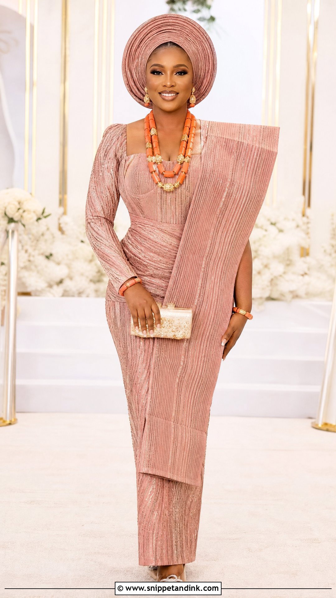 Komole Yoruba Bridal Attire - Snippet and Ink - 25 Yoruba Bride Traditional Attire Ideas