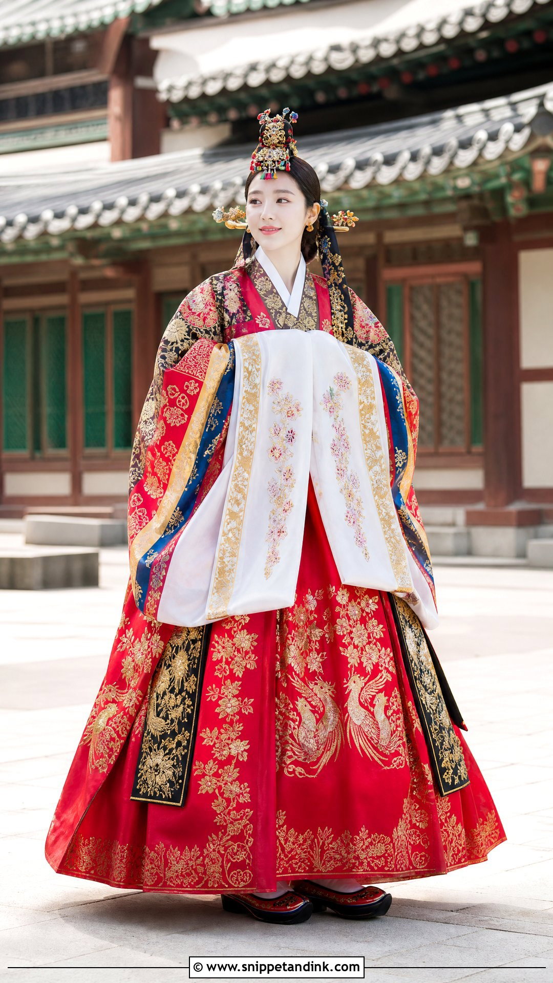 Korean Bridal Hanbok - Snippet and Ink - 20 Traditional Wedding Dress for Bride Ideas