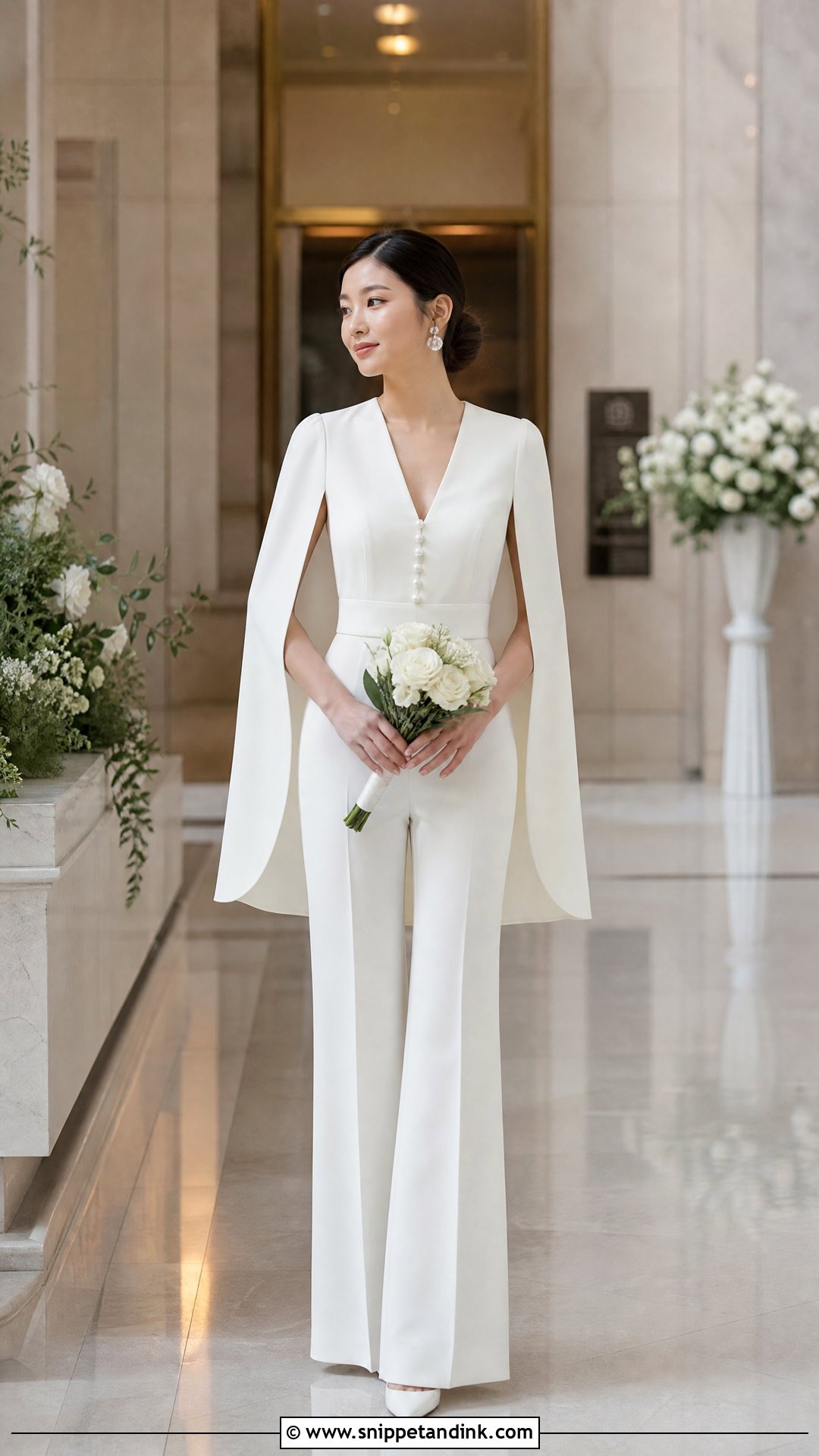 Korean Bridal Jumpsuit - Snippet and Ink - 25 Korean Bride Dress Ideas