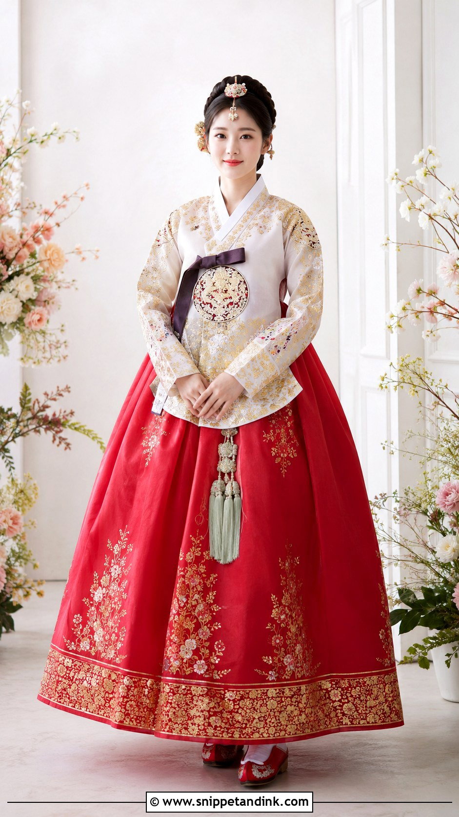 Korean Hanbok Bride - Snippet and Ink - 25 Bride Traditional Outfit Ideas