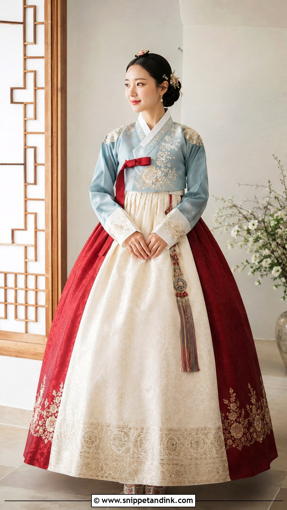 Korean Hanbok Wedding Dress - Snippet and Ink - 30 Traditional Wedding Dresses