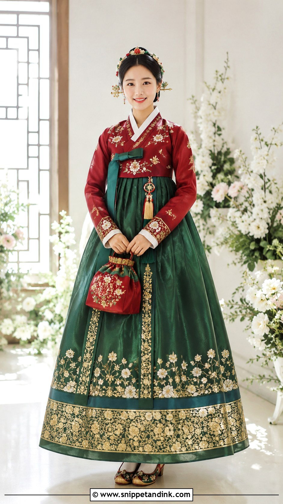 Korean Hanbok Wedding Dress - Snippet and Ink - 20 Eastern Wedding Dresses