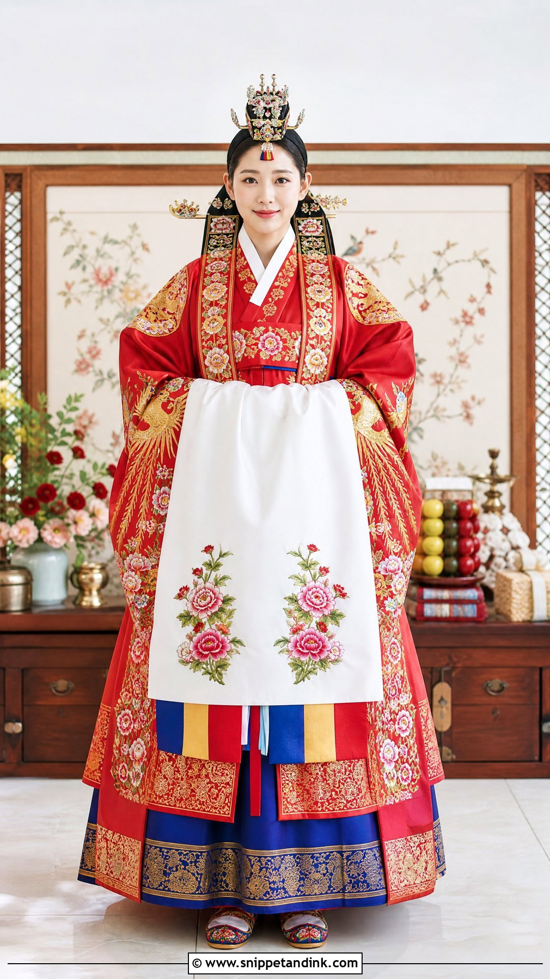 Korean Hwarot Bridal Dress - Snippet and Ink - 25 Korean Bride Dress Ideas