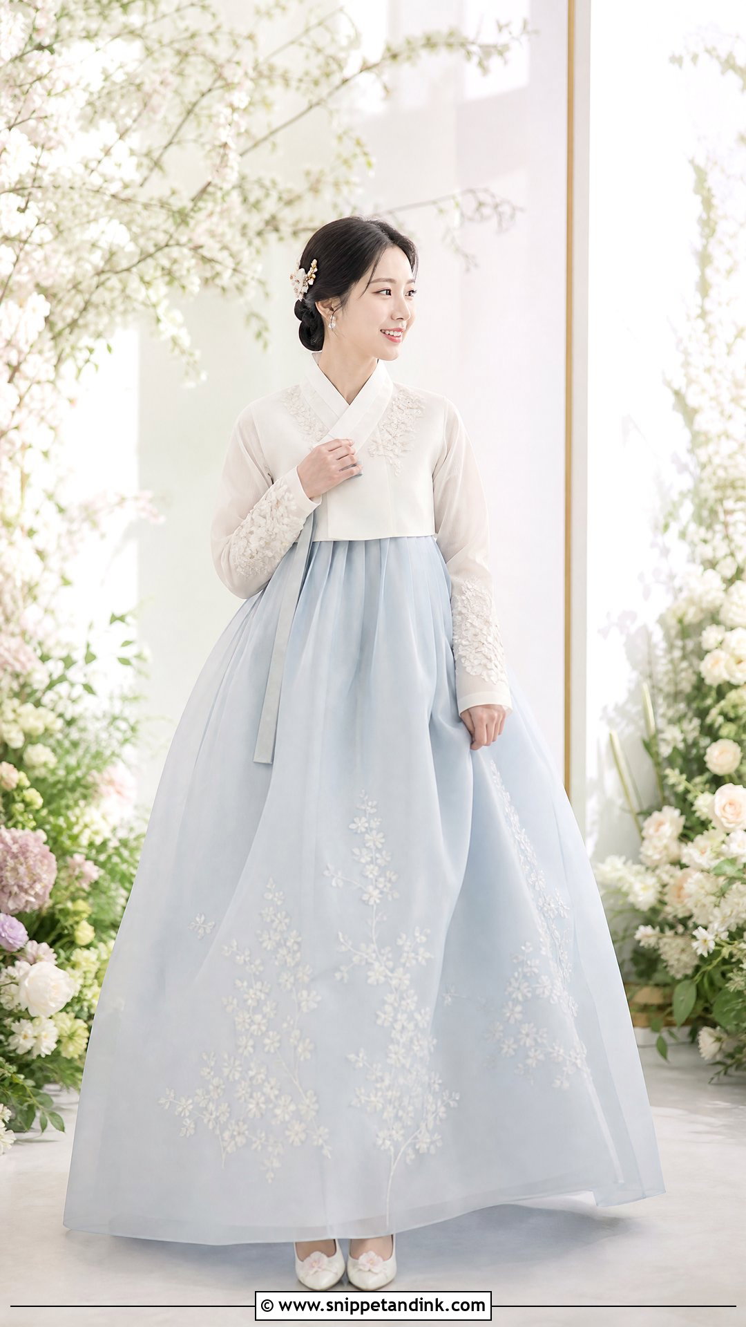 Korean Pastel Hanbok Wedding Dress - Snippet and Ink - 25 Korean Bride Dress Ideas