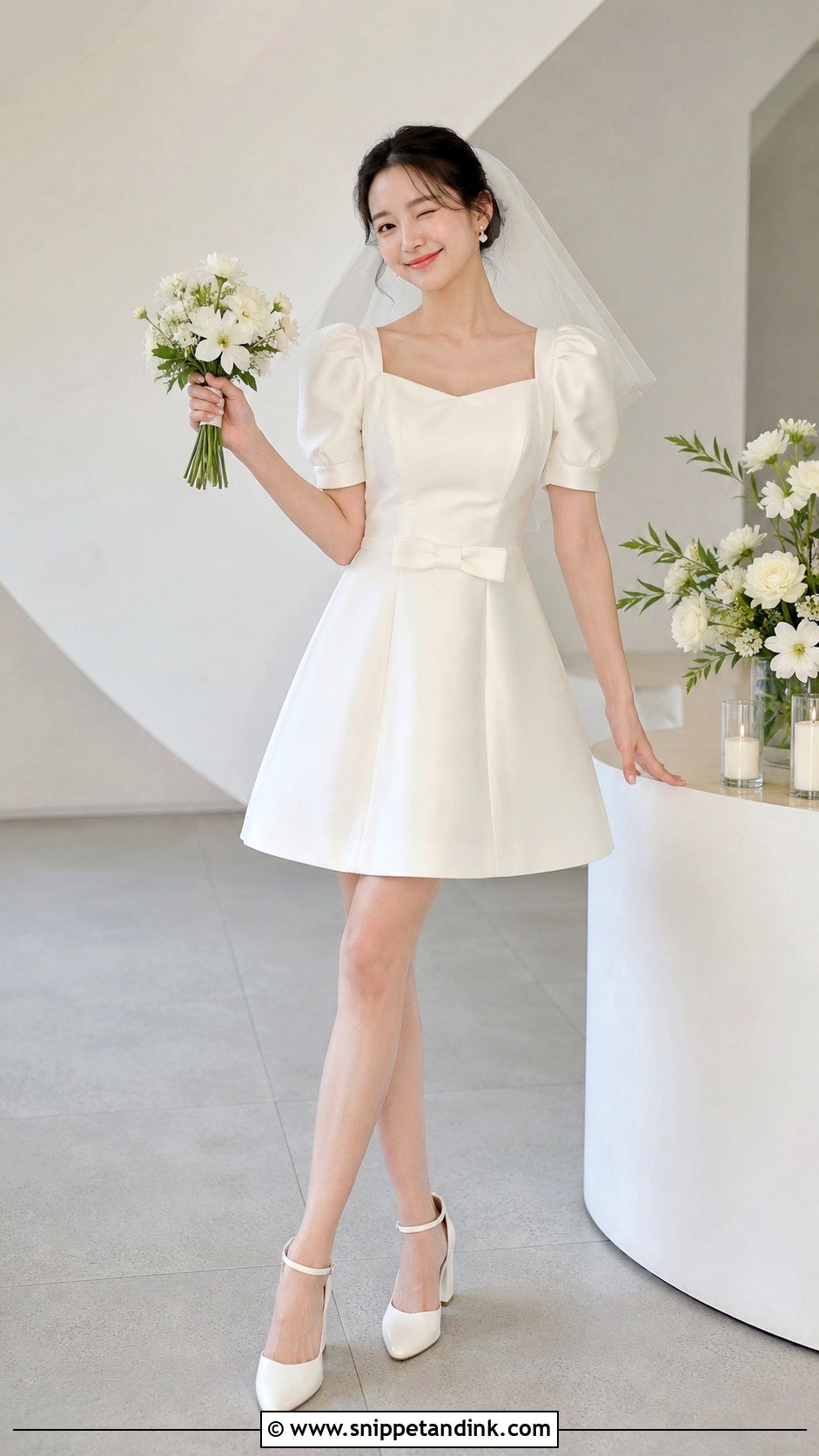 Korean Reception Mini Wedding Dress - Snippet and Ink - 25 Korean Style Wedding Dress Ideas