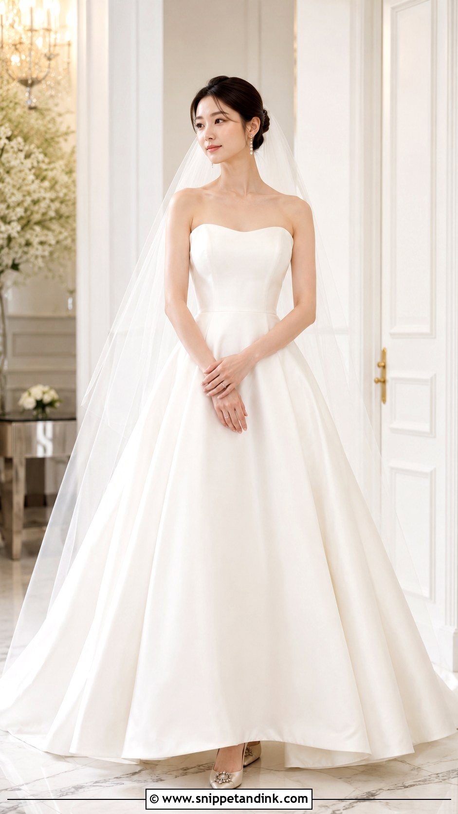 Korean Strapless Wedding Dress - Snippet and Ink - 25 Korean Style Wedding Dress Ideas