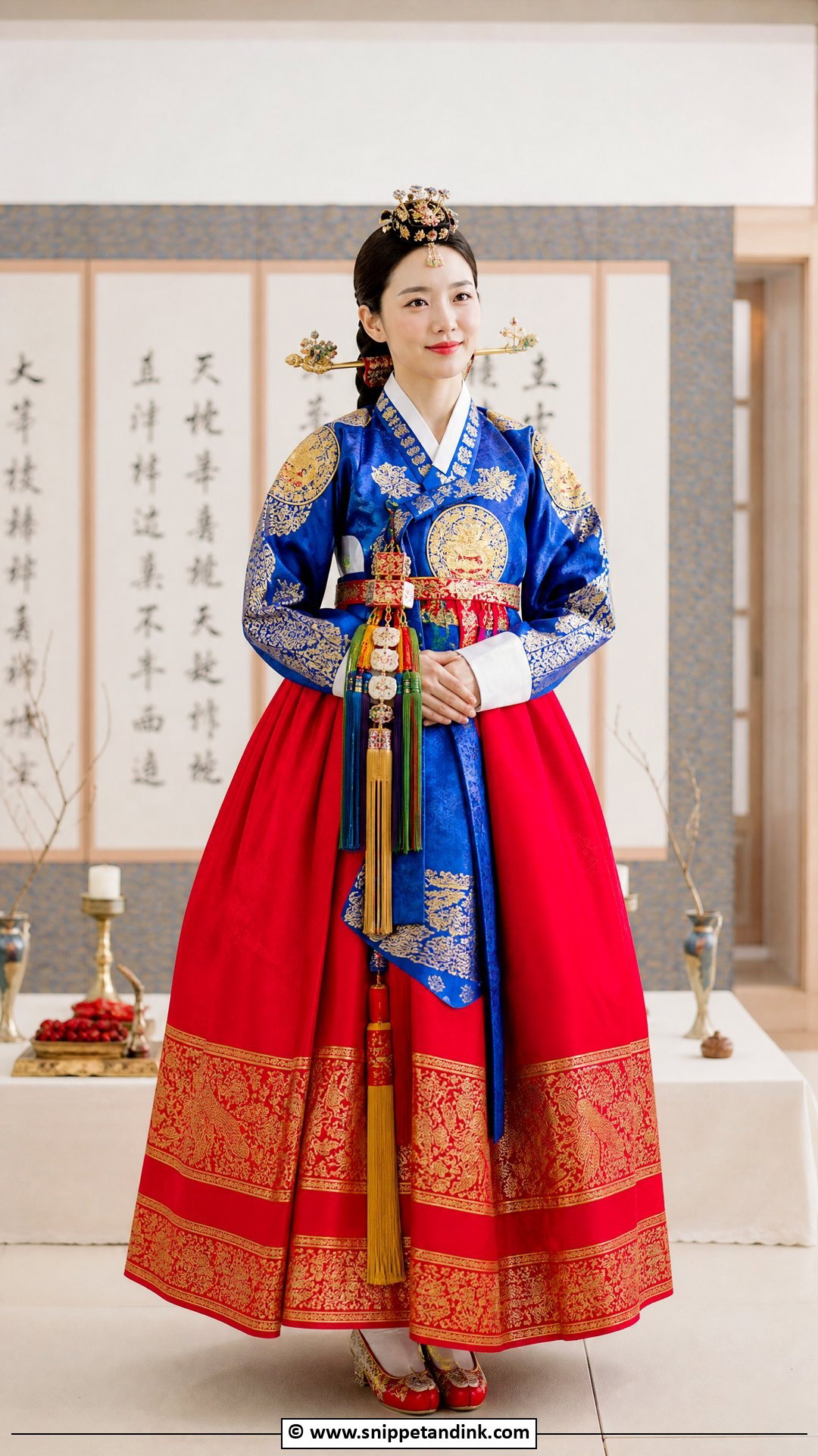 Korean Wedding Dress With Pyebaek Outfit - Snippet and Ink - 35 Korean Wedding Dress Ideas