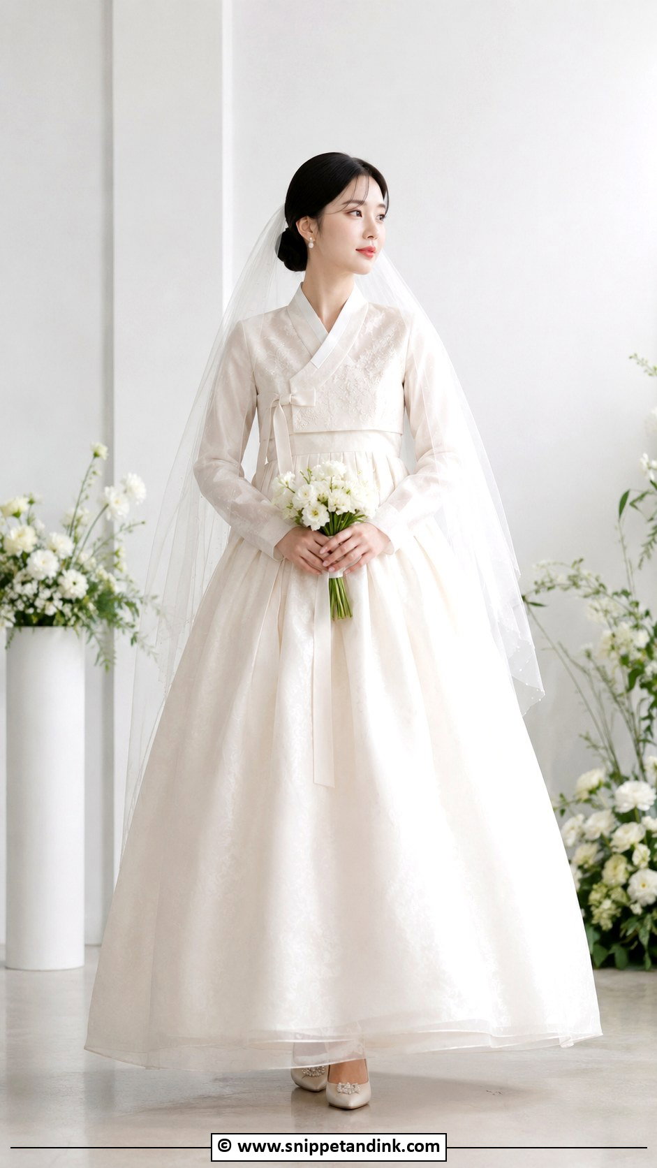Korean Wedding Dress With Veil - Snippet and Ink - 25 Korean Wedding Dresses