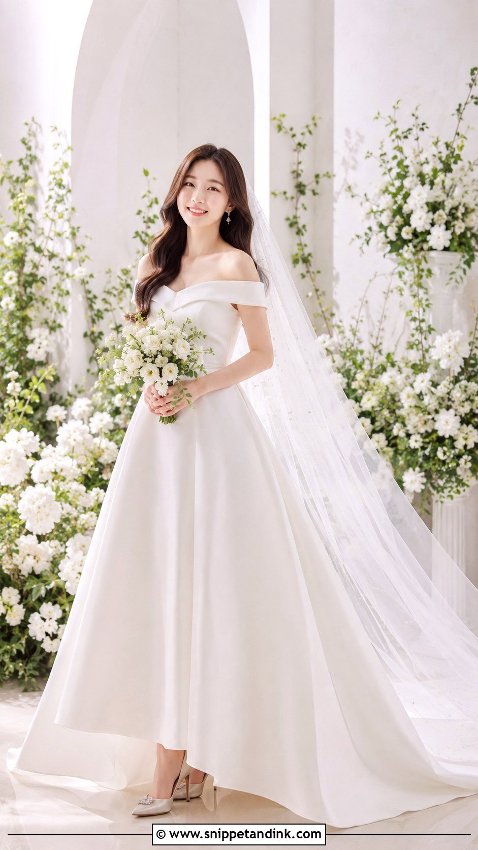 Korean Wedding Gown With K Drama Bridal Look - Snippet and Ink - 25 Korean Wedding Gown Ideas