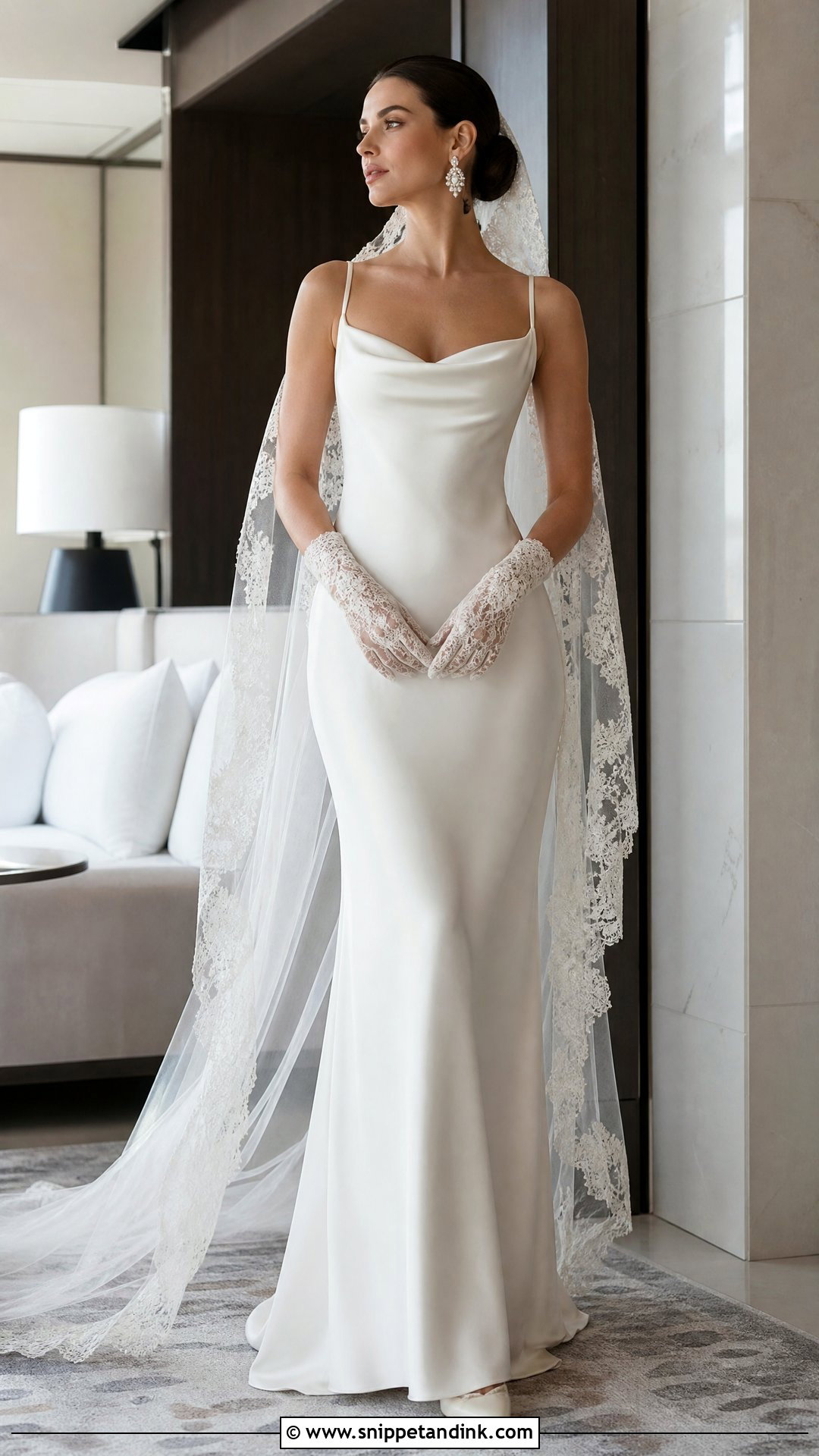 Kourtney Kardashian Silk Column Wedding Dress - Snippet and Ink - 20 Kourtney Kardashian Wedding Dress Ideas