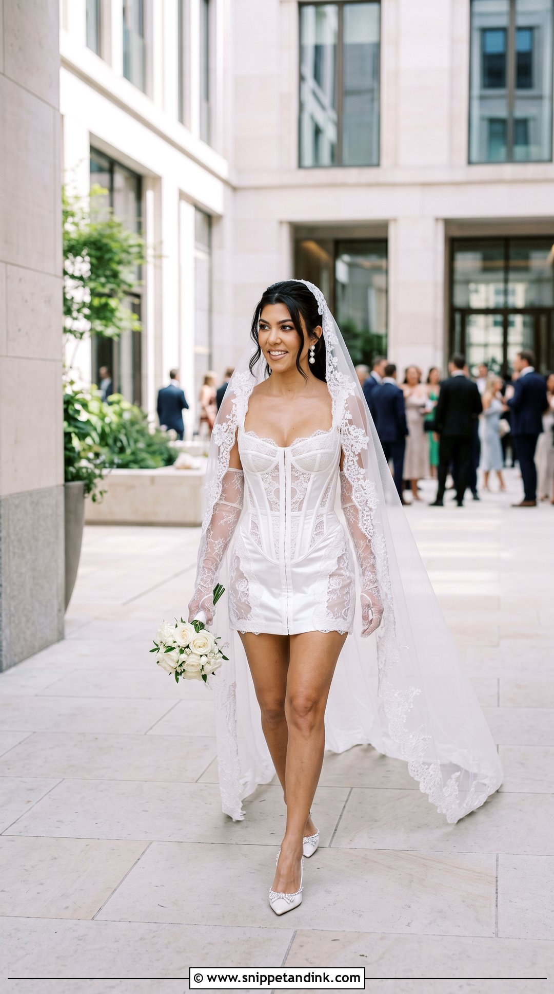 Kourtney Kardashian Wedding Dress - Snippet and Ink - 30 Iconic Wedding Dresses