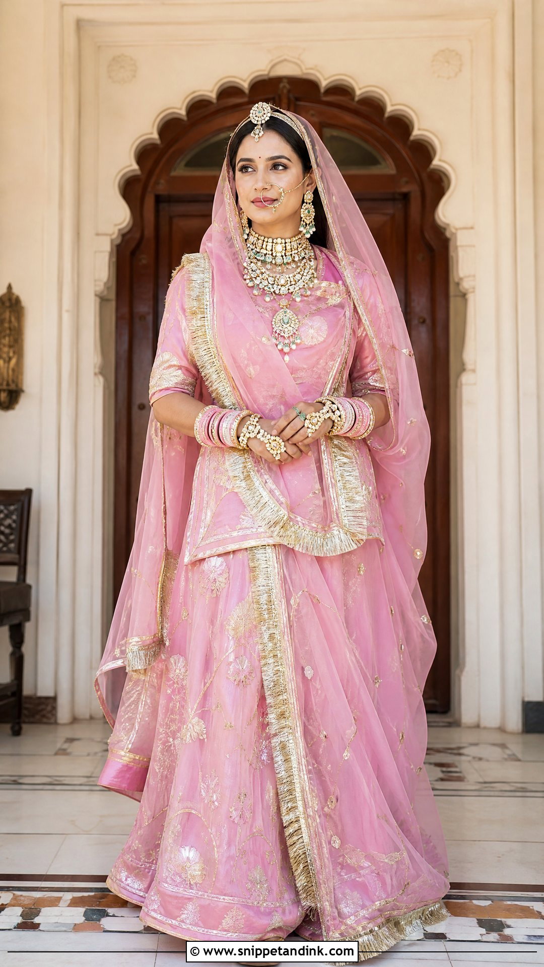 Kundan Rajputi Bridal Look - Snippet and Ink - 20 Rajputi Bridal Look Ideas