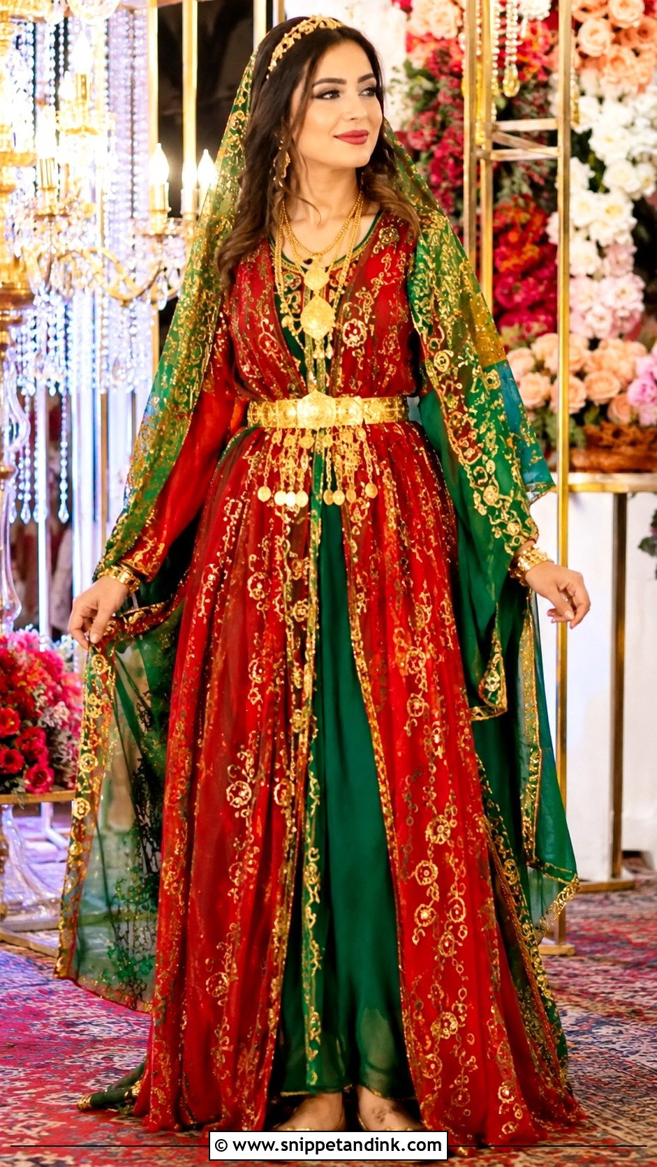 Kurdish Henna Night Dress - Snippet and Ink - 25 Kurdish Wedding Dress Ideas