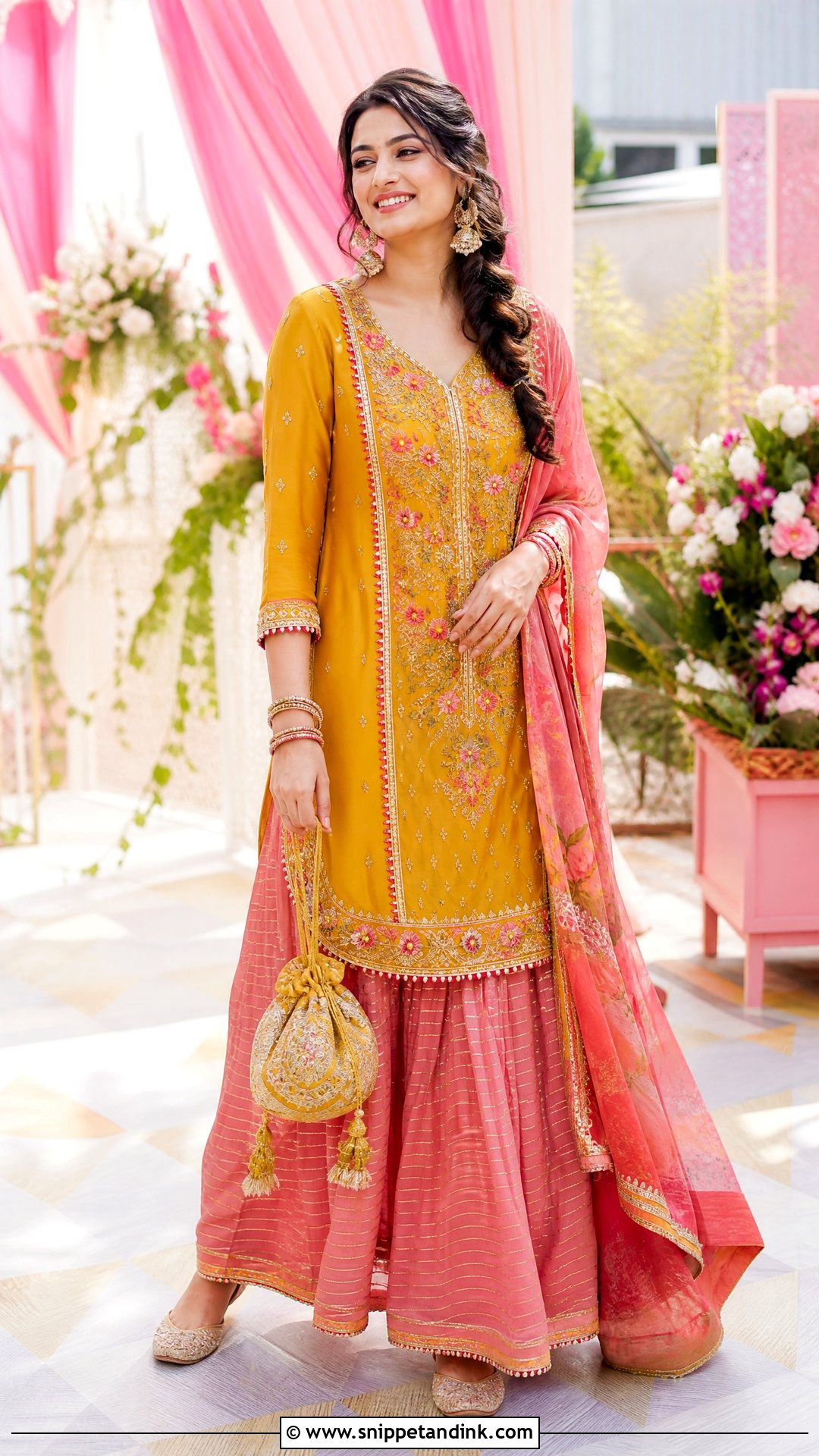 Kurta And Skirt Outfit For Marriage Function - Snippet and Ink - 25 Marriage Function Dress Ideas