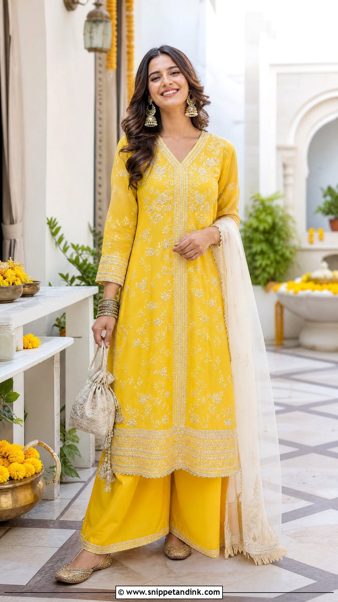Kurta Palazzo Set For Sister Wedding - Snippet and Ink - 25 Wedding Wear for Sister Ideas