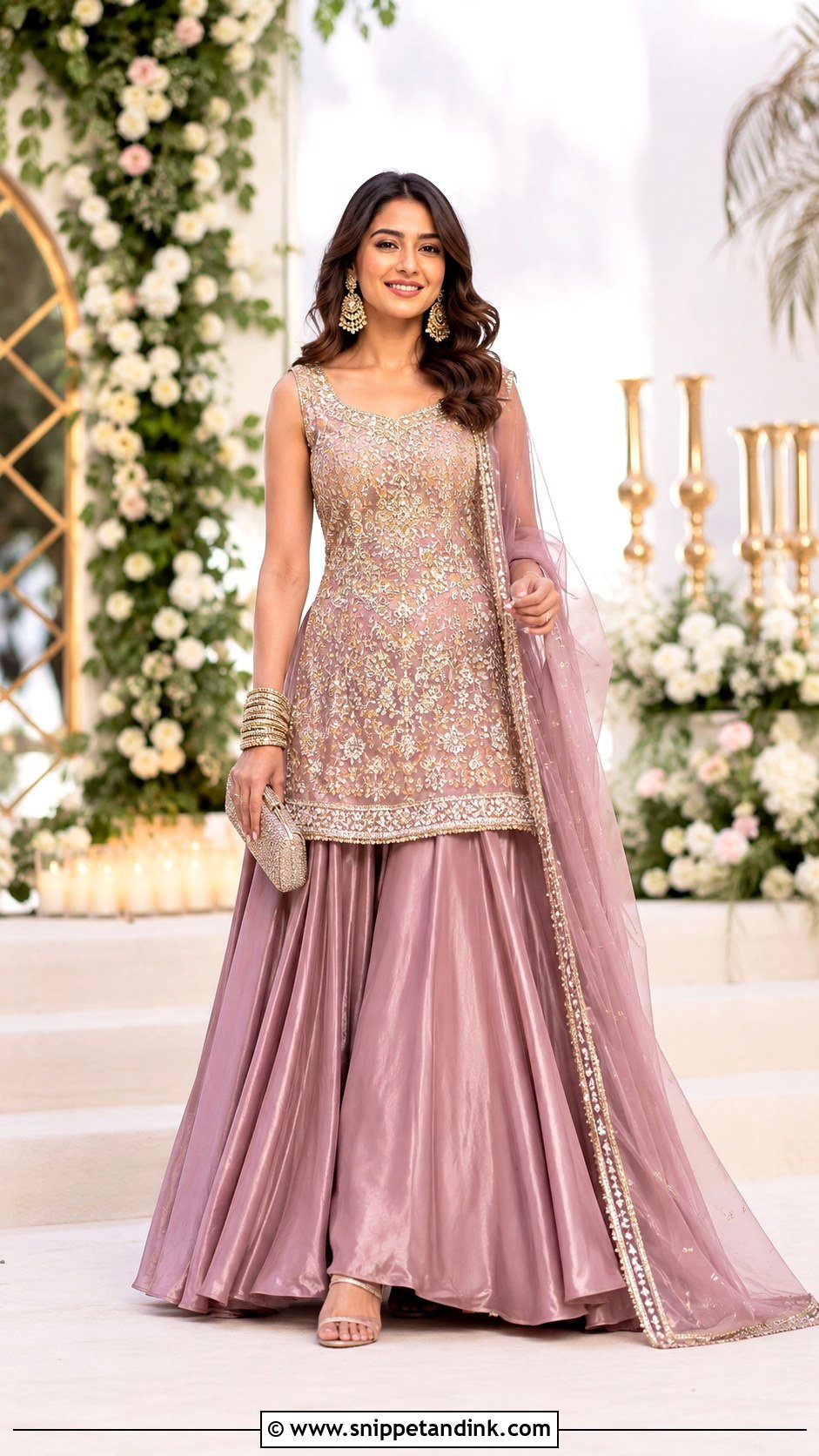 Kurta With Skirt For Wedding - Snippet and Ink - 25 Kurta for Wedding Ideas