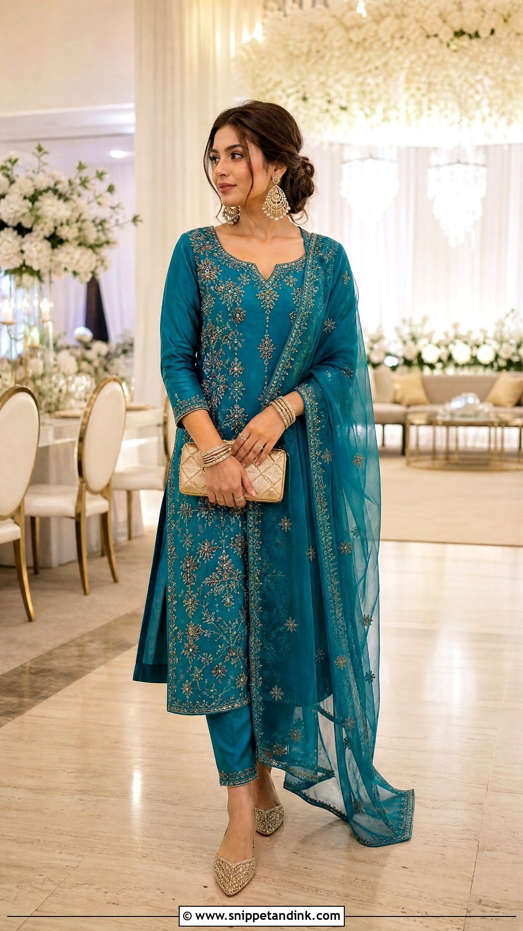 Kurta and Cigarette Pants for Sangeet - Snippet and Ink - 20 Outfits for Sangeet Indian Weddings