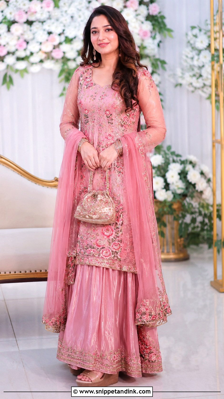 Kurta and Skirt Set for Wedding Party - Snippet and Ink - 20 Indian Dress for Wedding Party Ideas