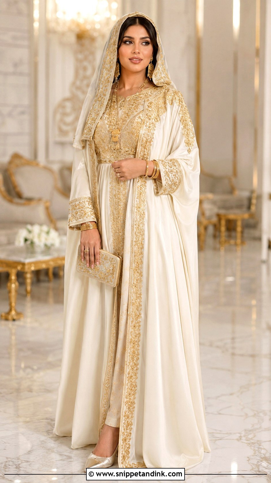Kuwaiti Daraa Wedding Dress - Snippet and Ink - 20 Khaleeji Wedding Dresses