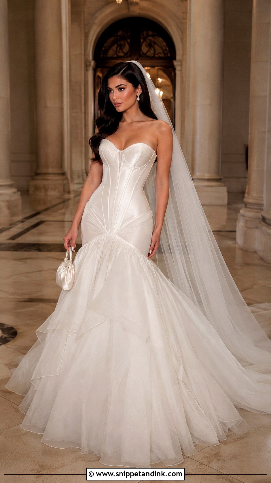 Kylie Jenner Drop Waist Wedding Dress - Snippet and Ink - 20 Kylie Jenner Wedding Dress Ideas
