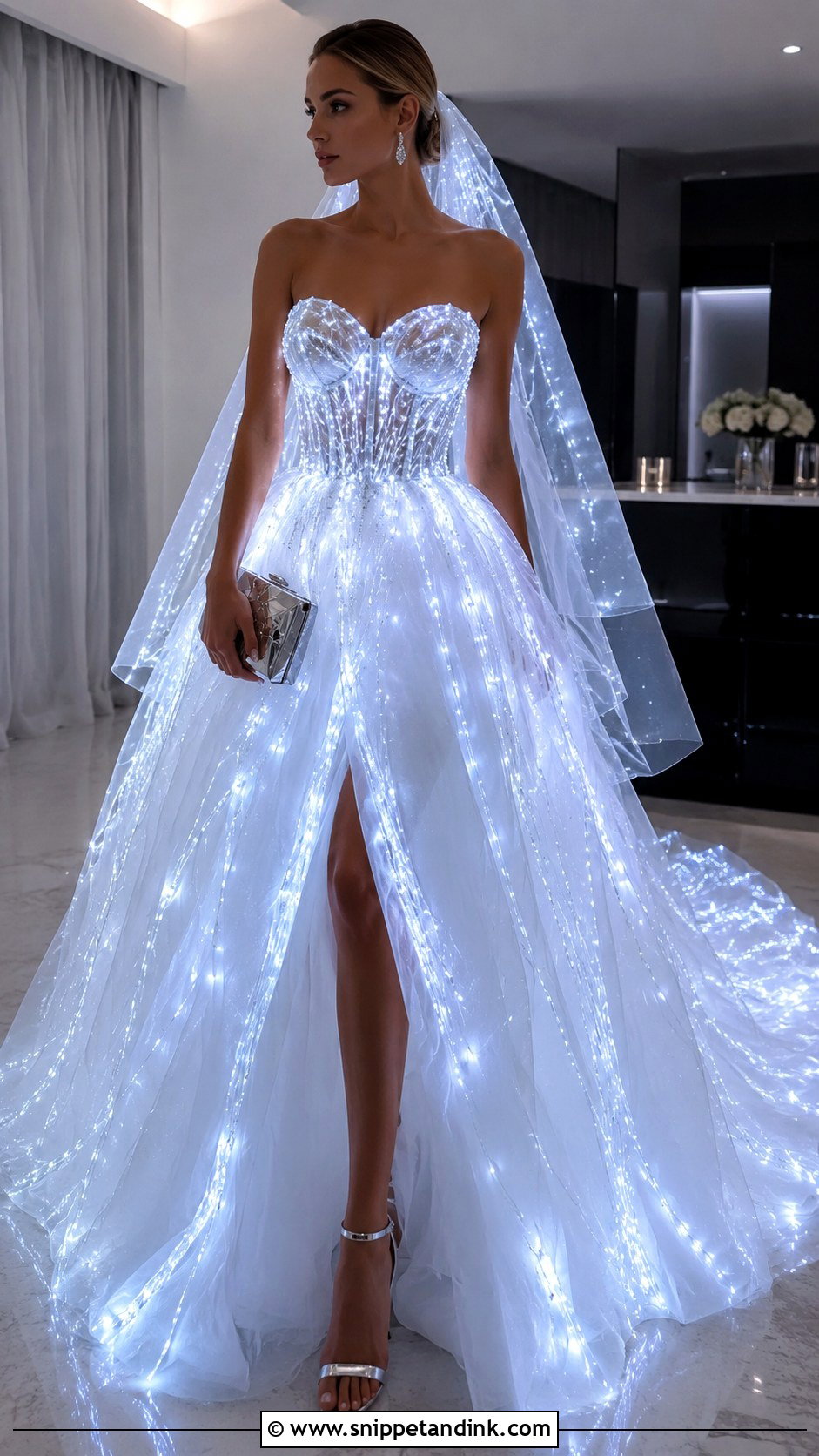 LED Light Wedding Dress - Snippet and Ink - 20 Bizarre Wedding Dresses