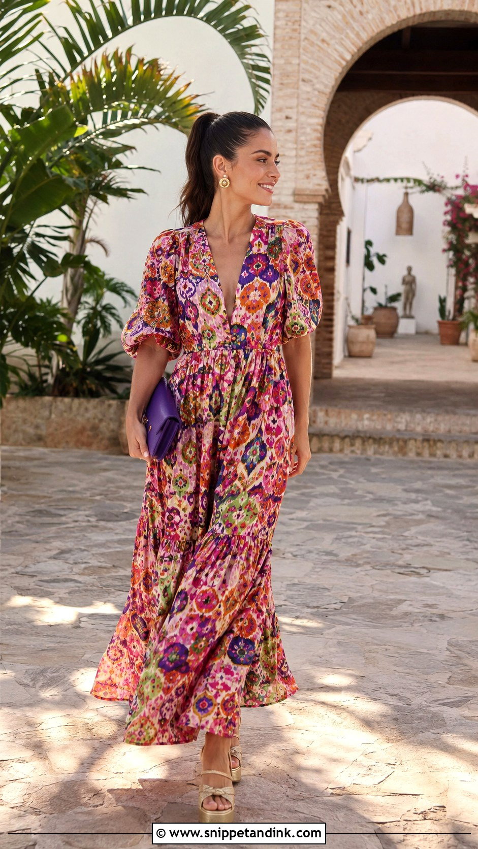 La DoubleJ Printed Maxi Dress - Snippet and Ink - 20 Designer Dresses for Wedding