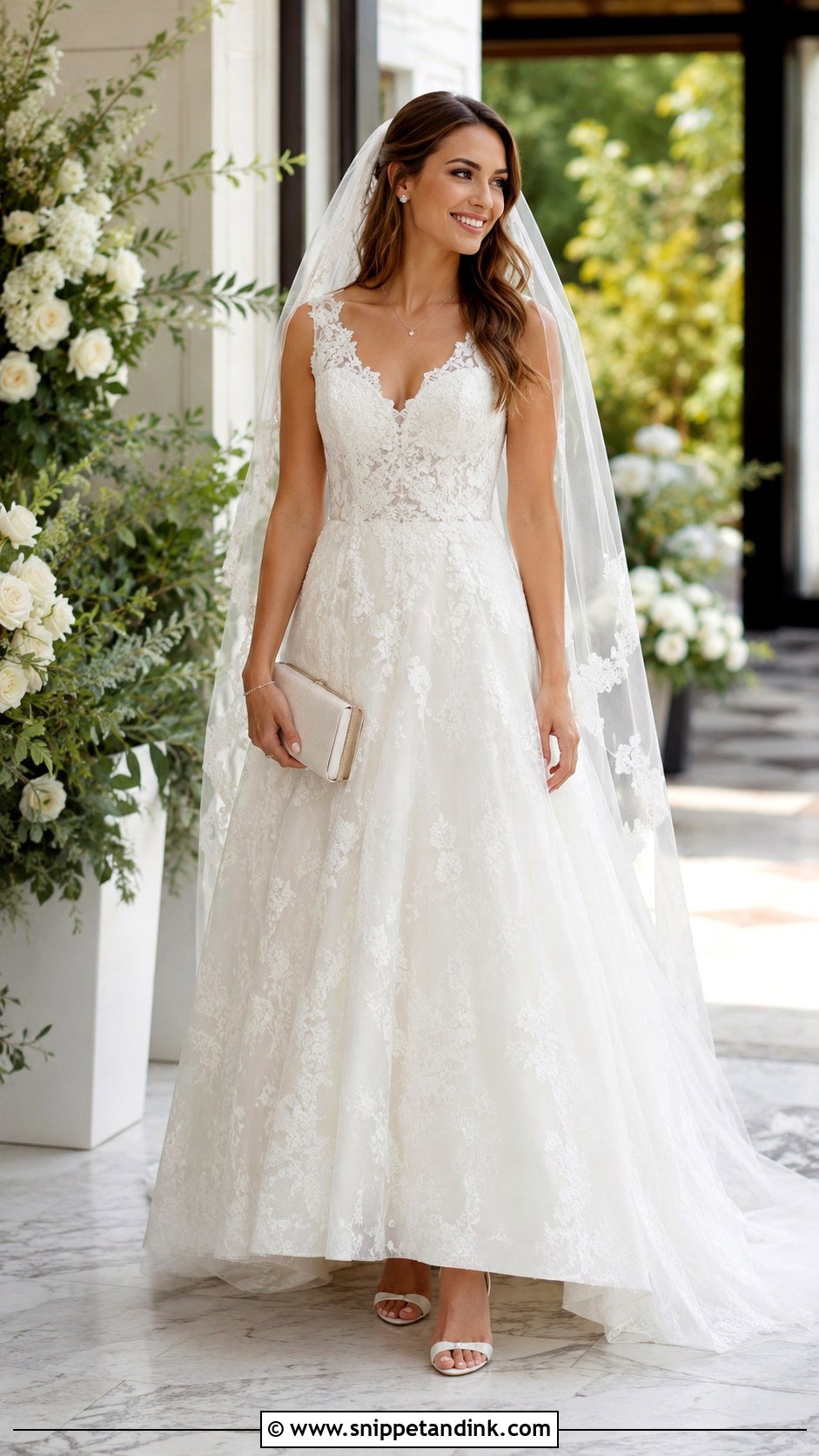 Lace A Line Bridal Package - Snippet and Ink - 20 Bridal Package Ideas