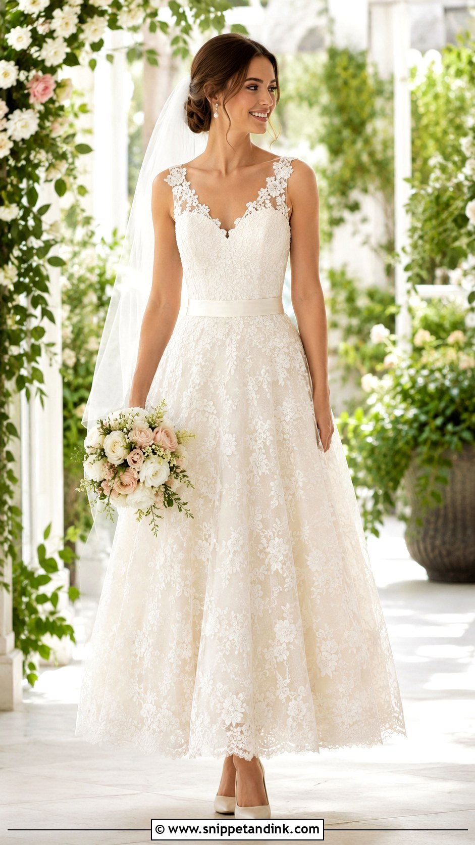 Lace A Line Wedding Dress - Snippet and Ink - 25 2008 Wedding Dresses