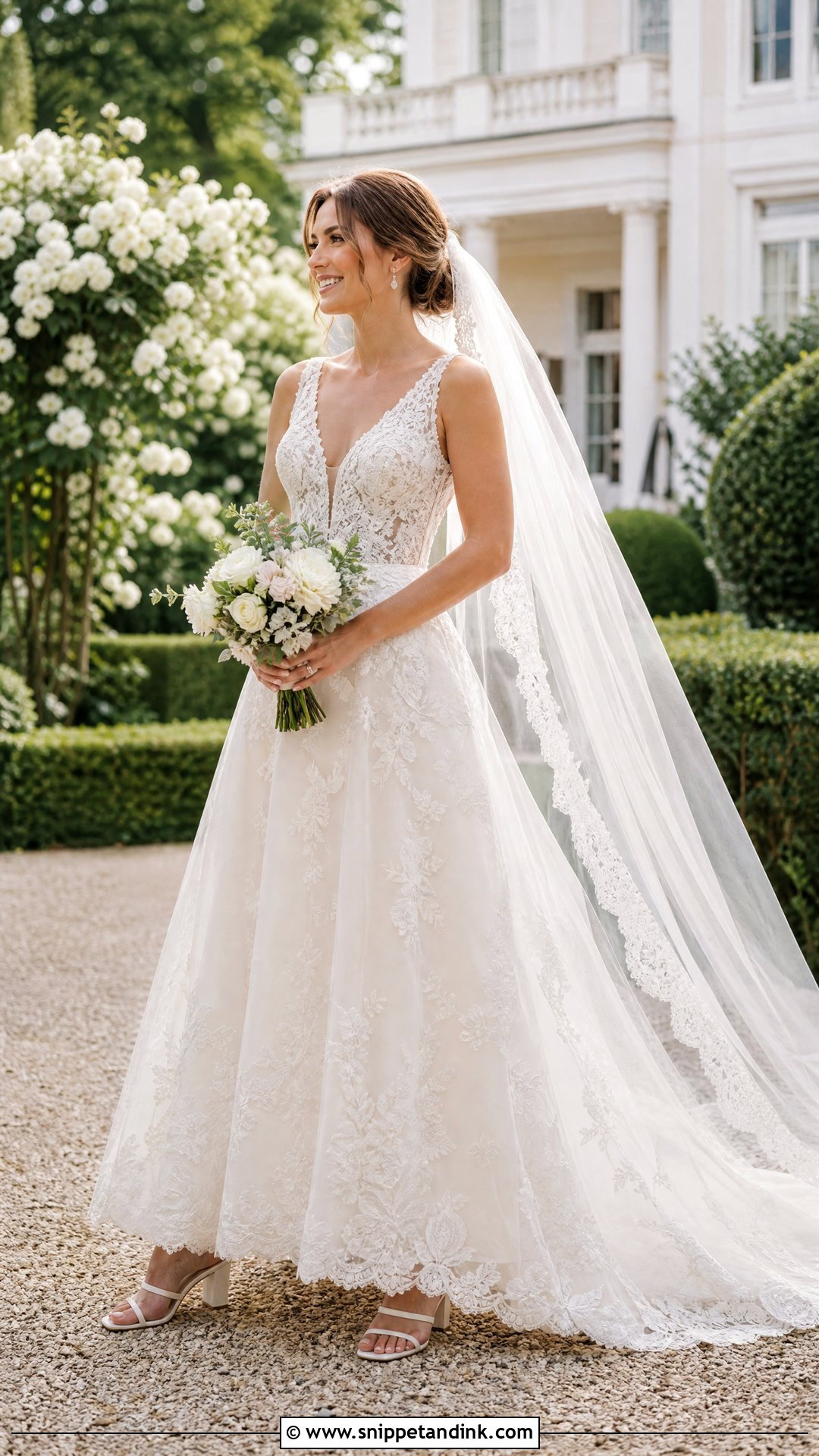 Lace A Line Wedding Dress - Snippet and Ink - 20 Wedding Dress Pictures Ideas