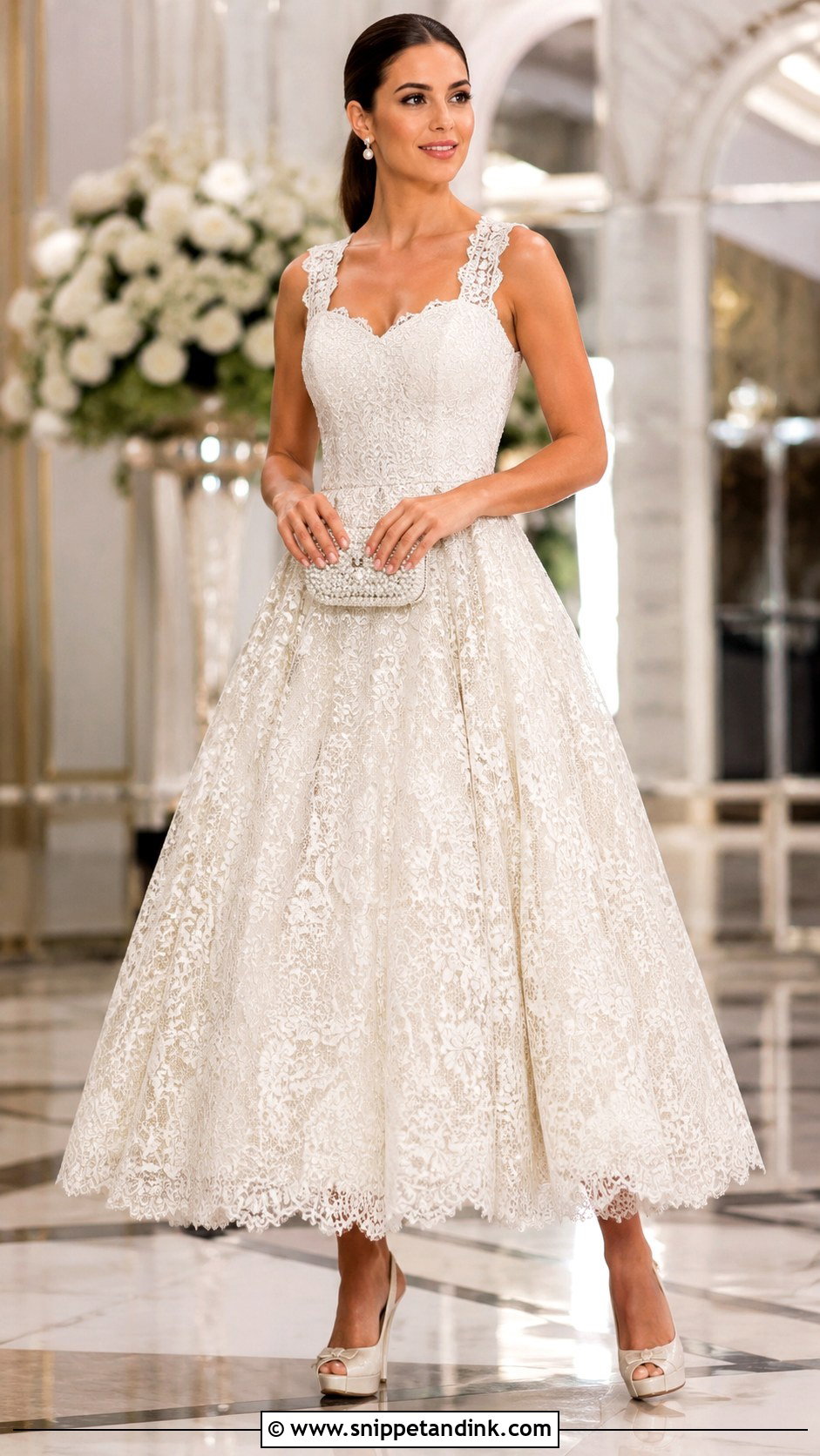 Lace Ball Gown - Snippet and Ink - 25 Latest Lace Gown Styles