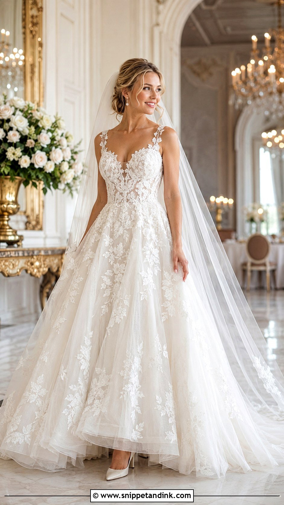 Lace Ball Gown Wedding Dress - Snippet and Ink - 20 Dream Wedding Dresses Ideas the Bride