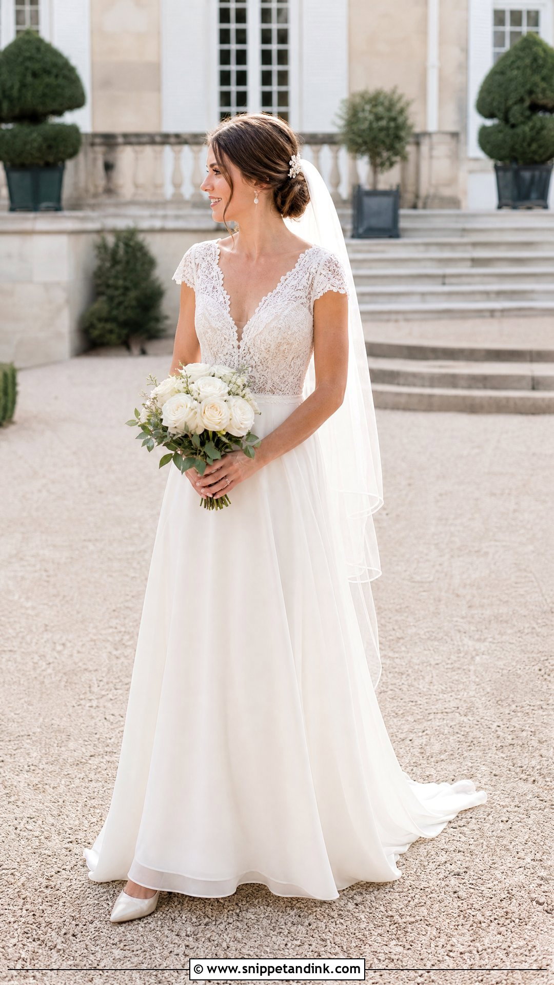 Lace Bodice A Line Wedding Dress - Snippet and Ink - 20 Simple Aline Wedding Dress Ideas