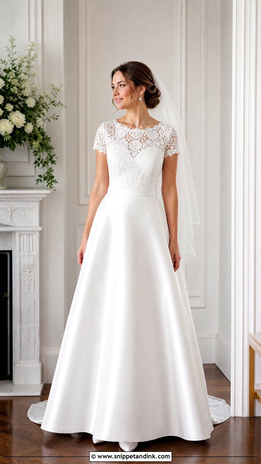 Lace Bodice Christian Bride Gown - Snippet and Ink - 25 Christian Bride Gowns
