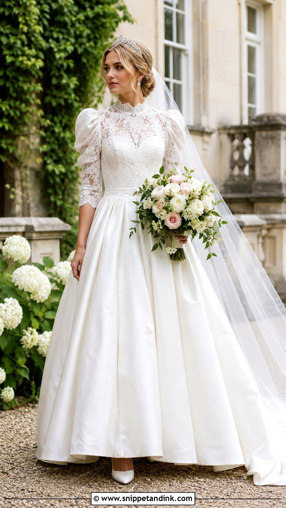 Lace Bodice Lady Diana Wedding Dress - Snippet and Ink - 20 Lady Diana Wedding Dress Ideas