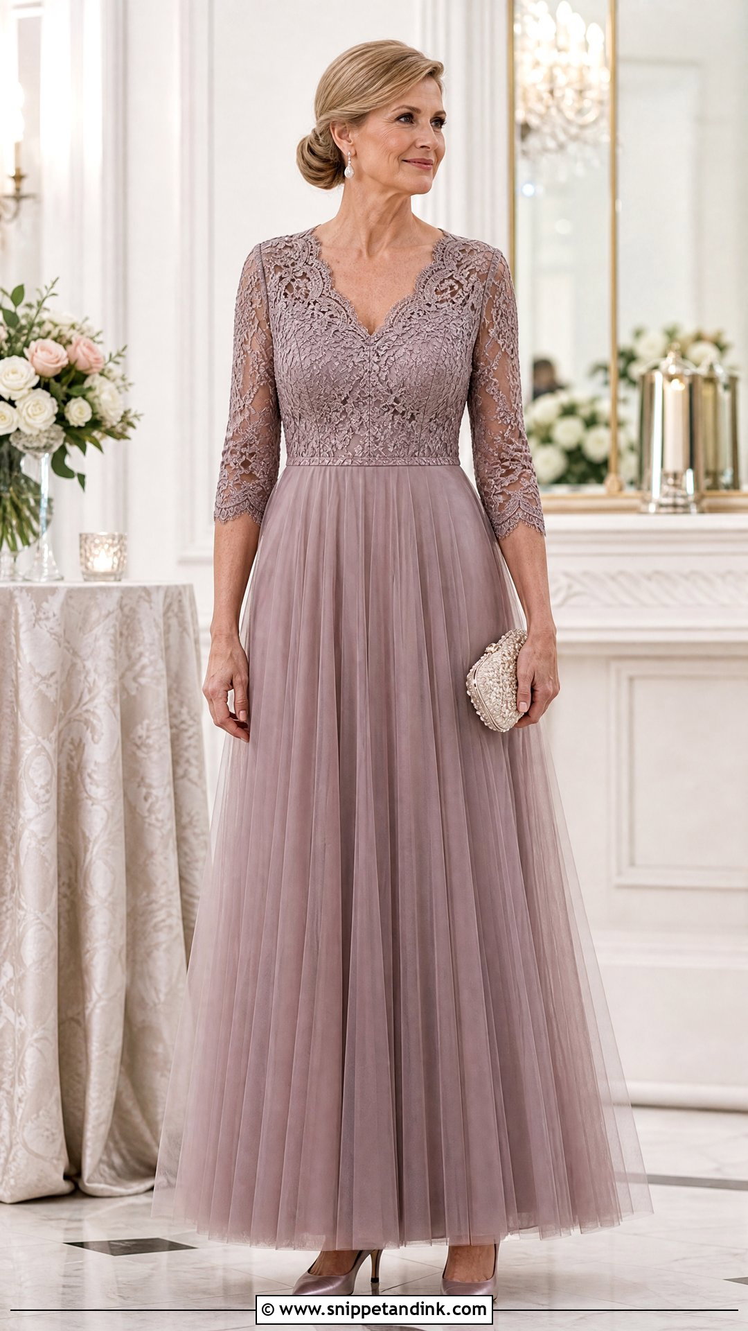 Lace Bodice Tulle Gown - Snippet and Ink - 20 Tulle Gowns
