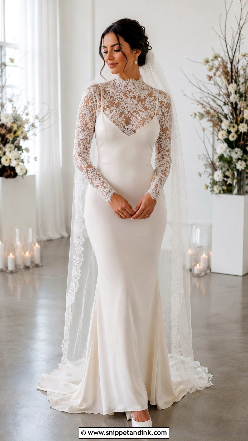 Lace Bodysuit Under a Wedding Dress - Snippet and Ink - 20 Adding Sleeves to Wedding Dress