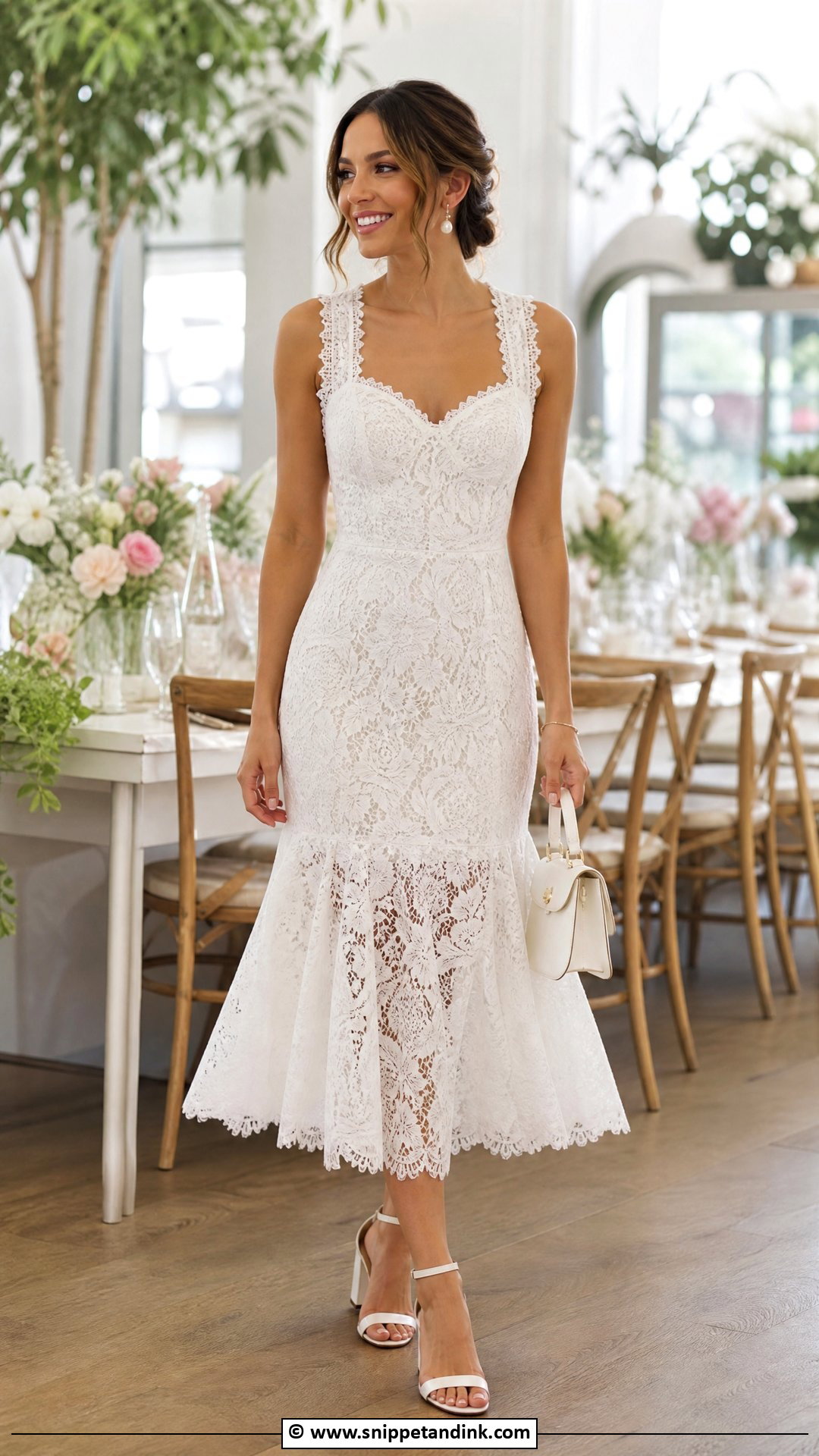 Lace Bridal Shower Dress - Snippet and Ink - 35 Lace Styles for Wedding