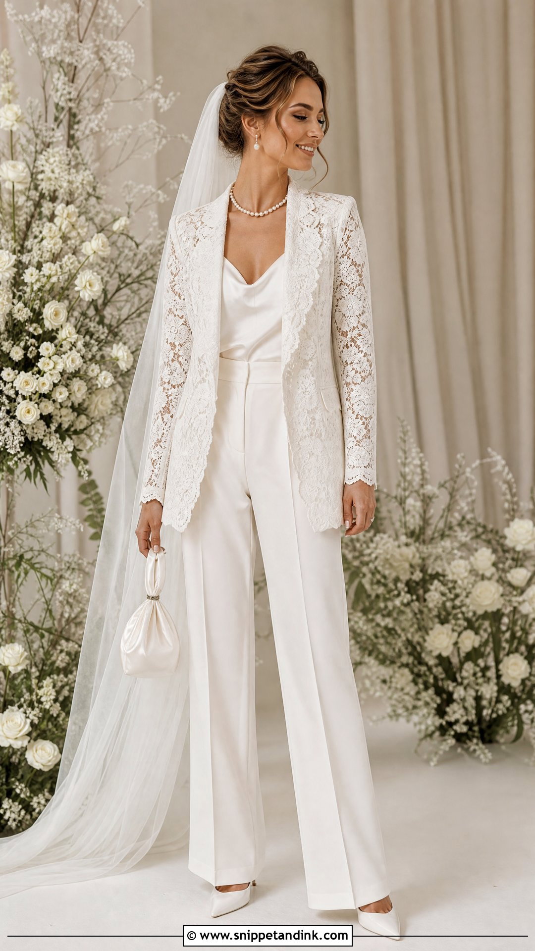 Lace Bridal Suit - Snippet and Ink - 20 Suits for Bride