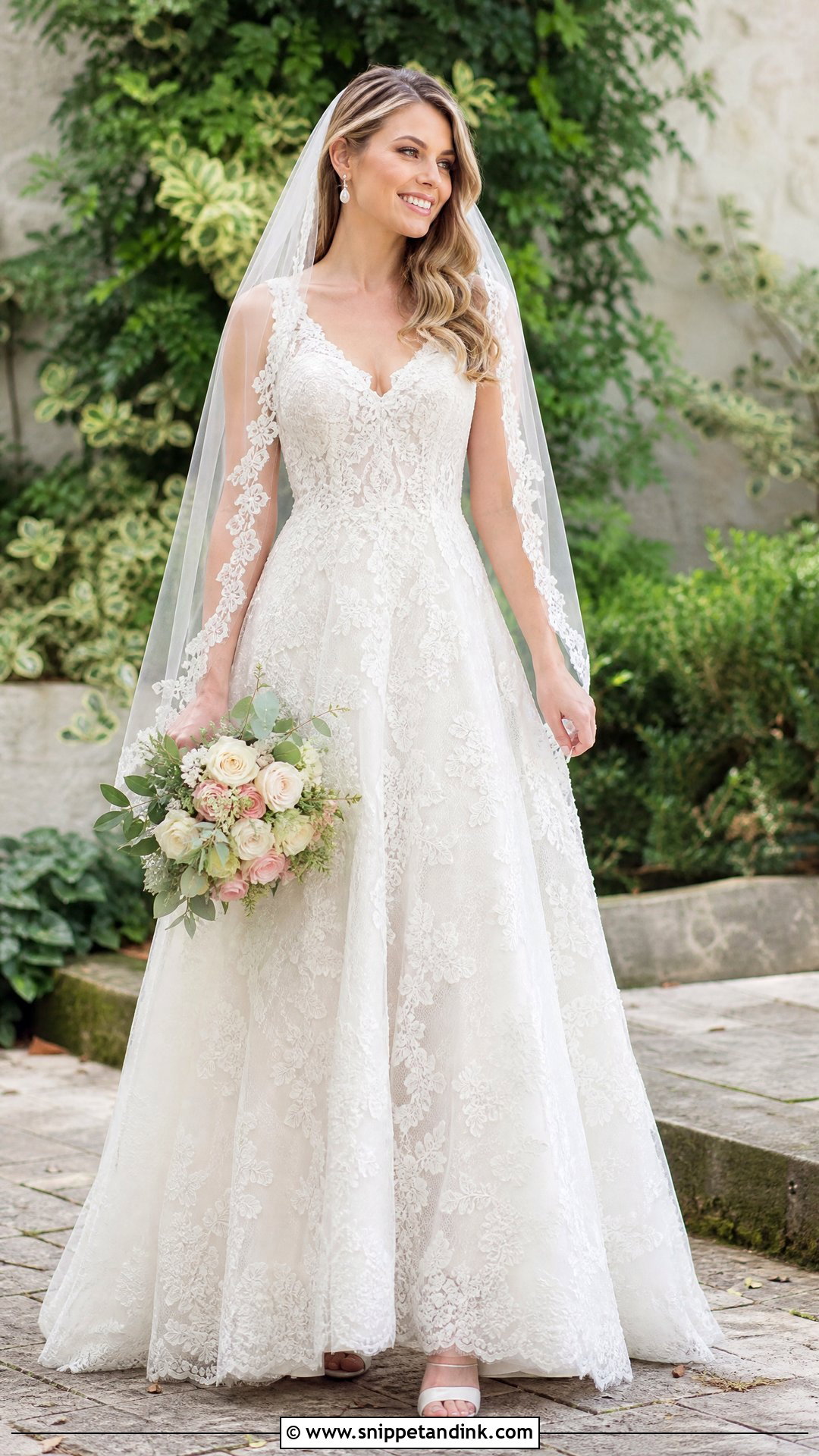 Lace Bridal Wedding Dress - Snippet and Ink - 25 Bridal Wedding Dresses