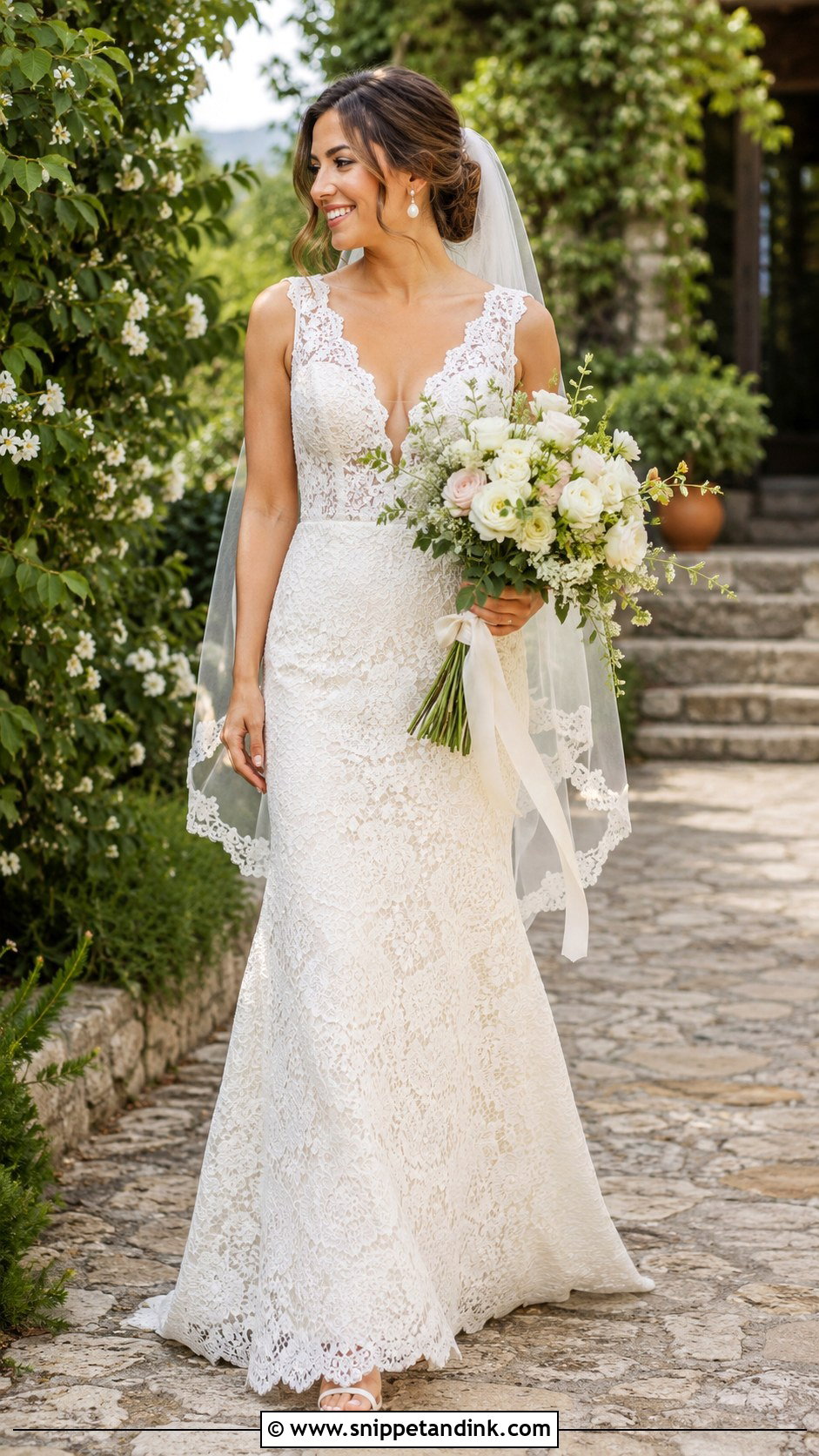Lace Bride Dress - Snippet and Ink - 25 Bride Dress Aesthetic Ideas