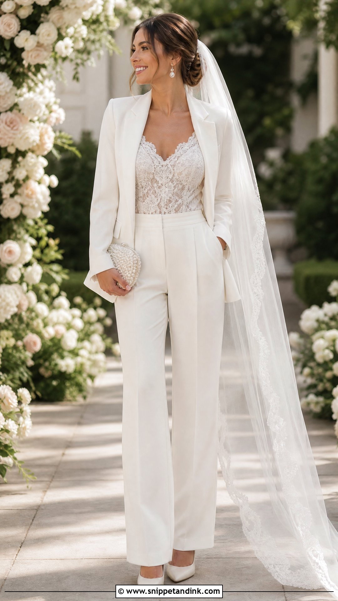 Lace Camisole Marriage Suit - Snippet and Ink - 20 Suit for Marriage Ideas