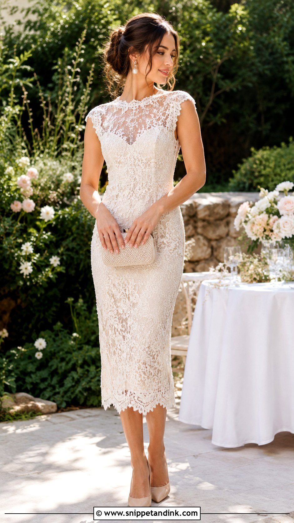 Lace Cocktail Dress - Snippet and Ink - 25 Cocktail Dress for Bride Ideas