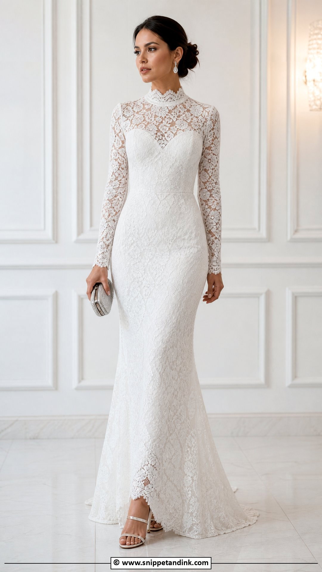 Lace Corset Gown For Wedding - Snippet and Ink - 35 Latest Lace Styles for Wedding