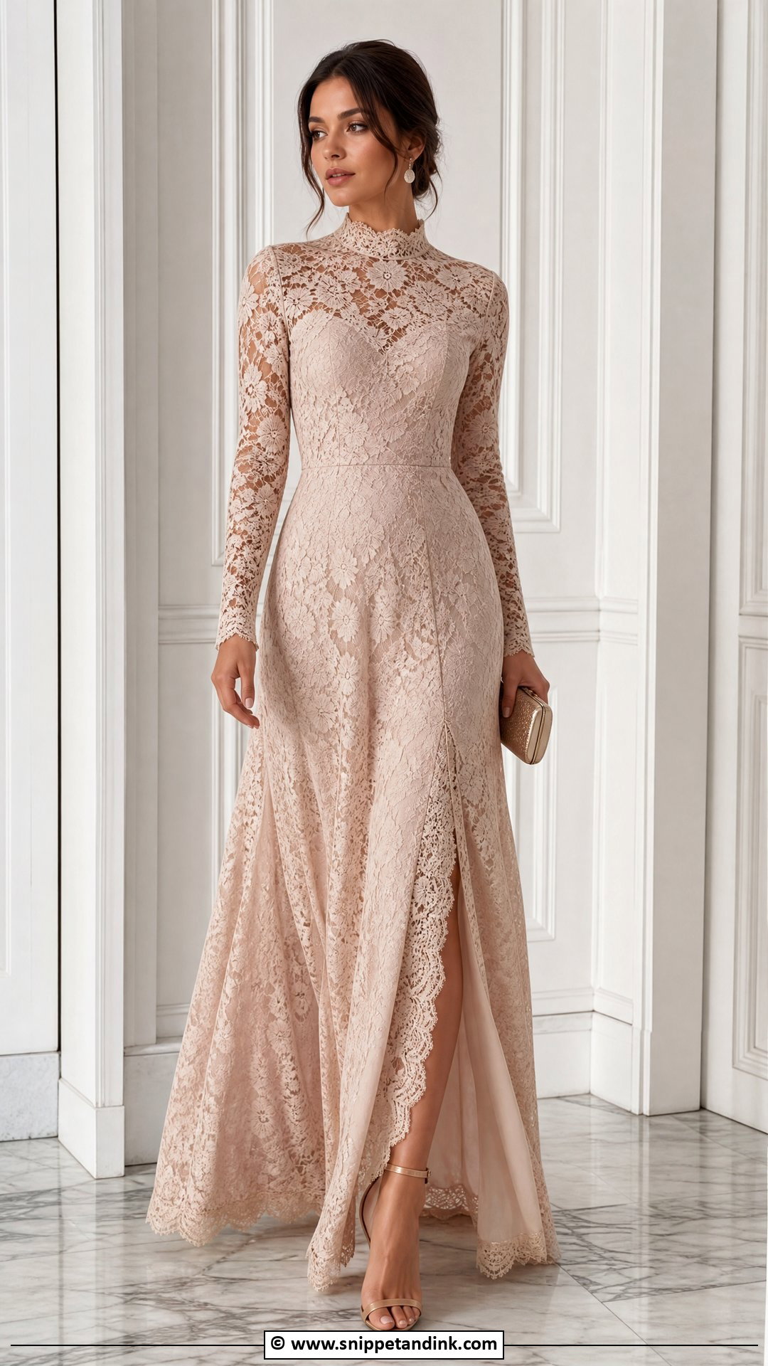Lace Corset Gown - Snippet and Ink - 35 Lace Gown Ideas
