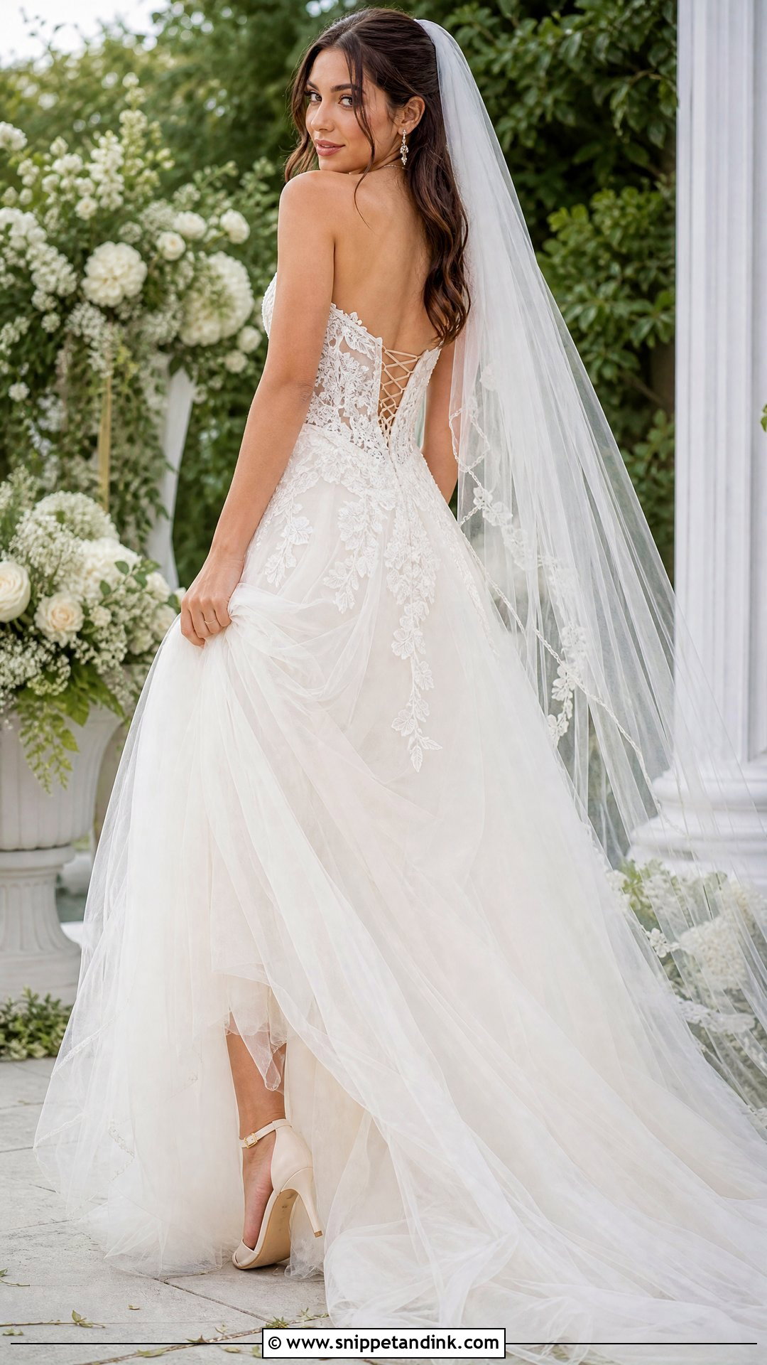 Lace Corset Top Wedding Dress - Snippet and Ink - 25 Wedding Dress Corset Top Ideas