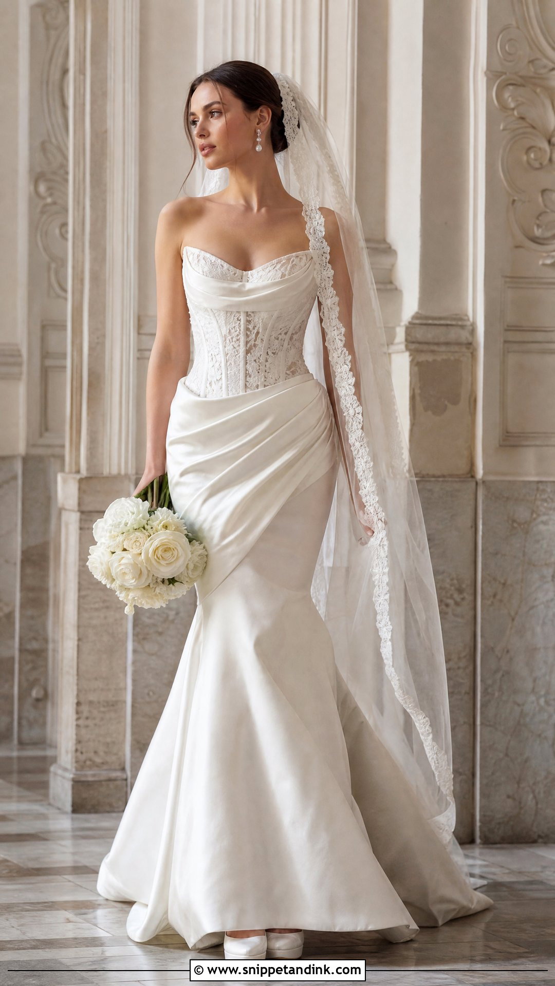 Lace Corset Vivienne Westwood Mermaid Wedding Dress - Snippet and Ink - 20 Vivienne Westwood Wedding Dress Mermaid Ideas