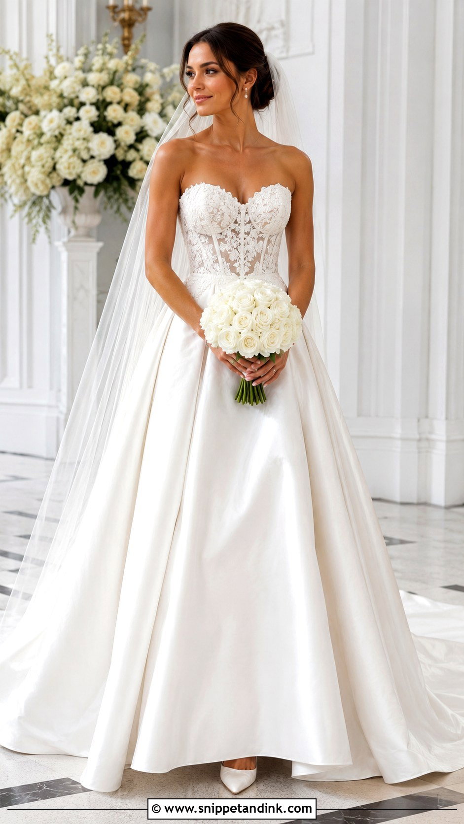 Lace Corset Wedding Dress - Snippet and Ink - 20 Lace Traditional Wedding Dress Ideas