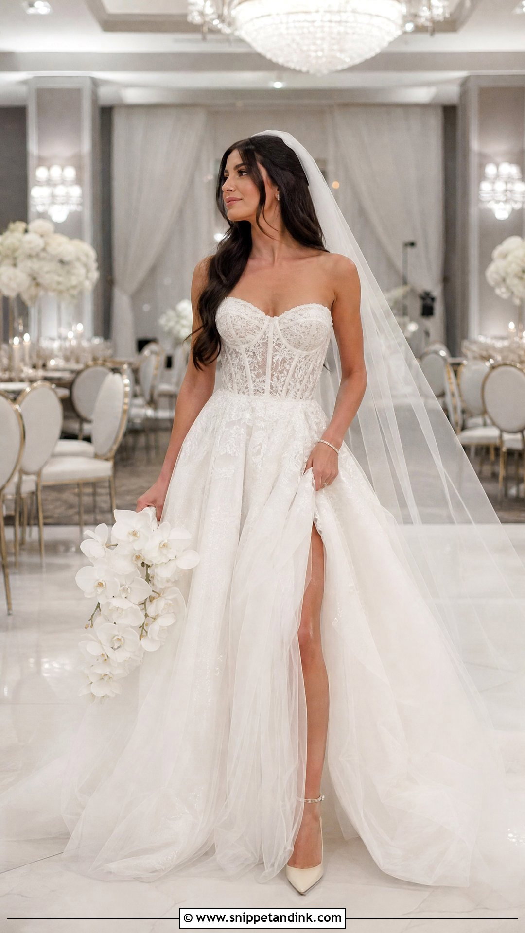 Lace Corset Wedding Dress - Snippet and Ink - 20 Wedding Lace Styles